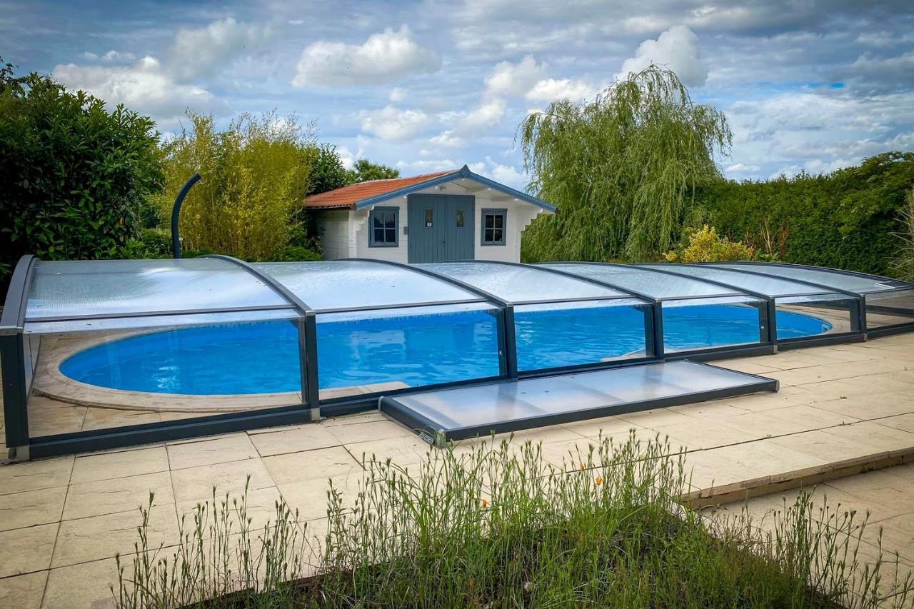 Villa 200M2 Avec Piscine Chauffee & Spa & Sauna & Kota-Grill Laval-sur-Vologne Luaran gambar